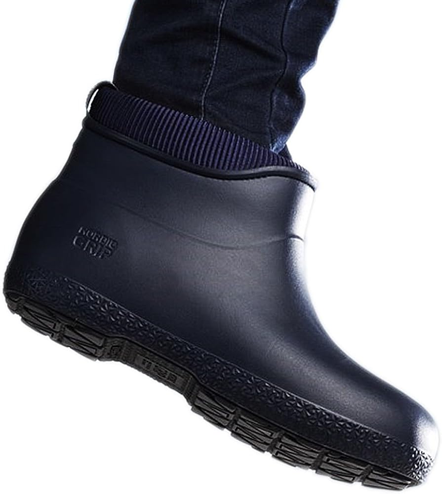 nordic grip wets ice grip fleece lined waterproof ankle boots