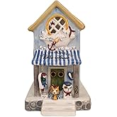 Blue Sky Clayworks Salty Bubbles Pet Spaw Candle House, Ceramic 5.5