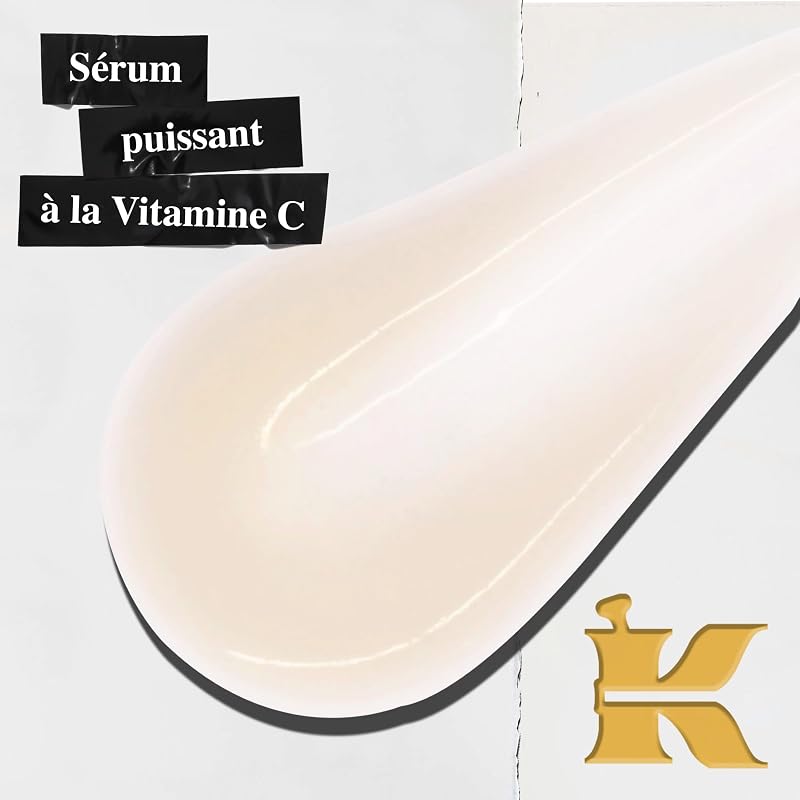 Sérum Visage Anti-Rides Vitamine C 12,5% Acide Hyaluronique