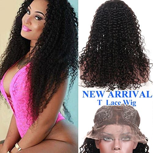 GEFINE Pre Plucked 360 Lace Wigs For Black Women 180% Density 8A Grade Brazilian Virgin Human Hair Glueless Lace Front Wigs For Black Women NEW DESIGN - Wet & Wavy Natural Color 18inch