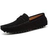 Go Tour Men's Penny Loafers Moccasin Driving Shoes Slip On Flats Boat Shoes
