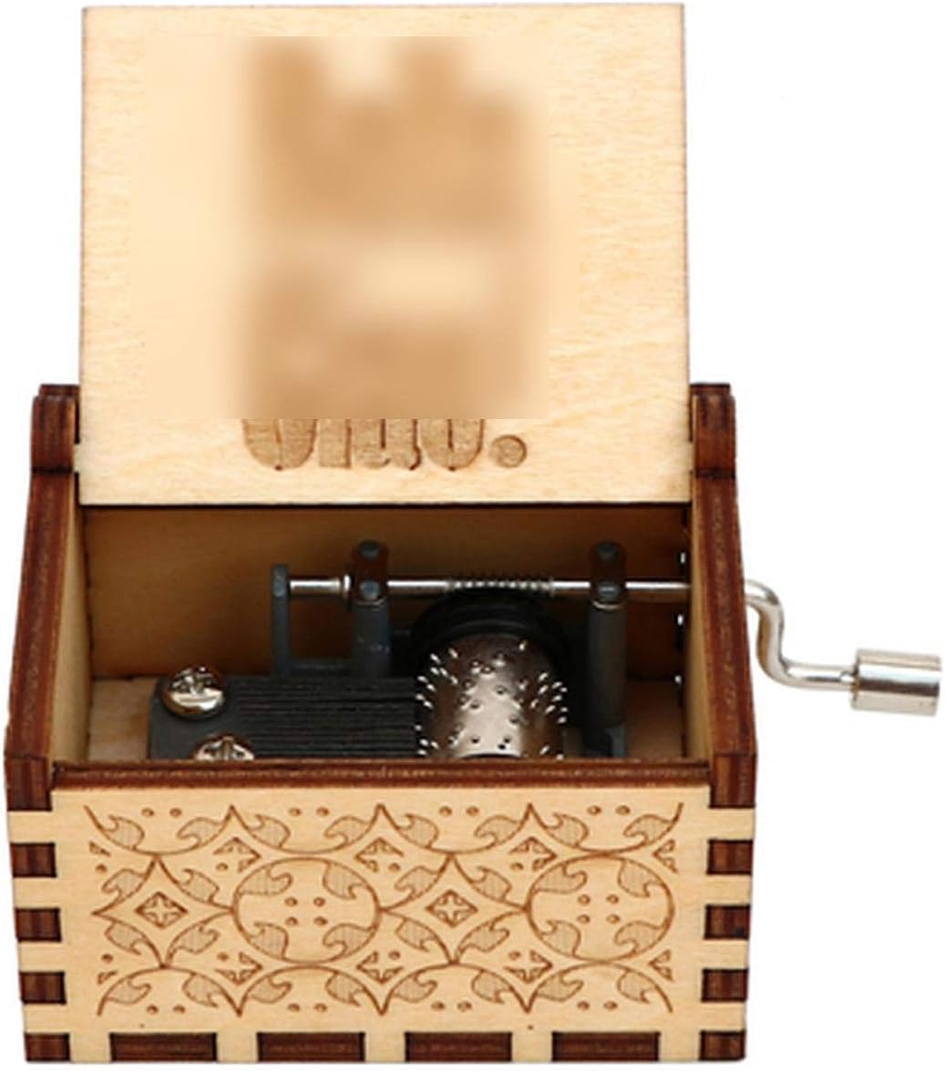 maxsan Engrave Handmade Wooden Anastasia Music Box Birthday Gift for Christmas,Daughter,Birthday Gifts for Lovers-Bella Ciao 01-