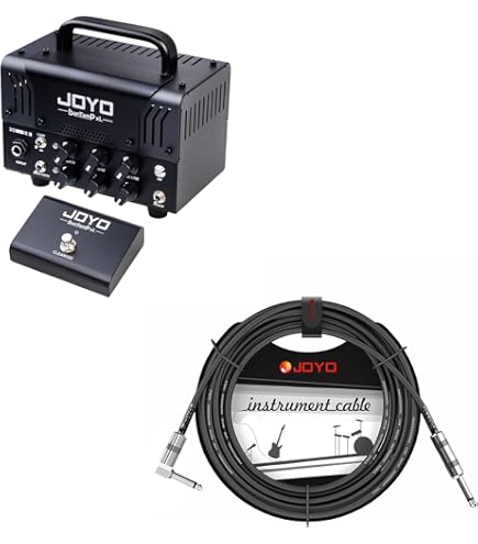 Amazon.com: JOYO Zombie II Tube Amp Head Bundle with CM-04 Mono