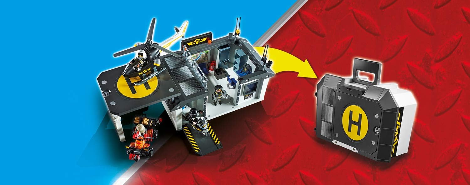 playmobil hélicoptère de police