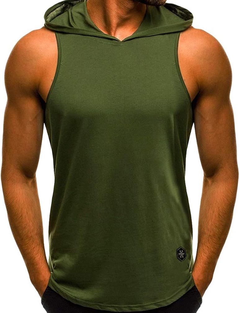 Canotta Uomo Con Cappuccio Arcobaleno – Gilet A Rete Senza Maniche, Pride Month, Taglia XL, 88% Poliestere 12% Elastan - 2
