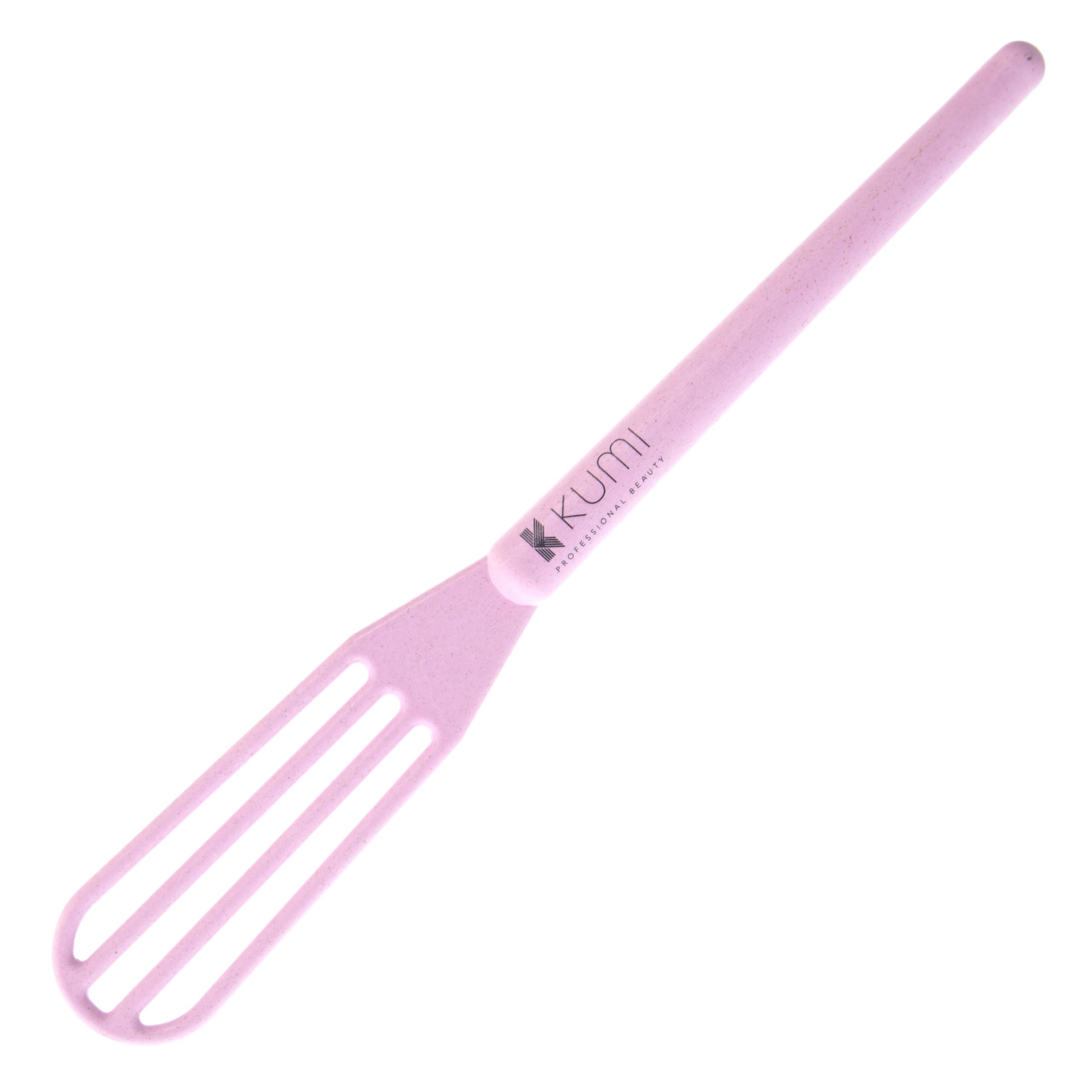 Kumi Professional Beauty Wheat Eco-Friendly Pink Hair Colour Tinting Whisk - Smooth Mixing, 18 x 2.5 cm