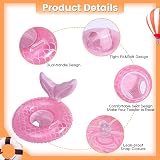 Pipihome Baby Swimming Float with Seat and Handles 0-36 Months Mermaid Design view 5