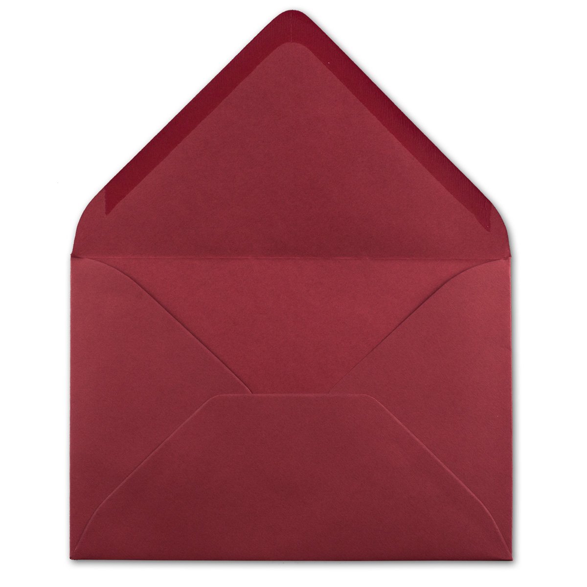 Envelopes DIN C5 Dark Red 220 x 15.4 cm 110 g/m² Nassklebung Your Glüxx Agent Post in Envelopes Without Window Christmas Card Invitations