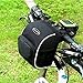 Bicycle Cycling MTB Bike Basket Front Frame Tube Handlebar Bag with Rain Cover