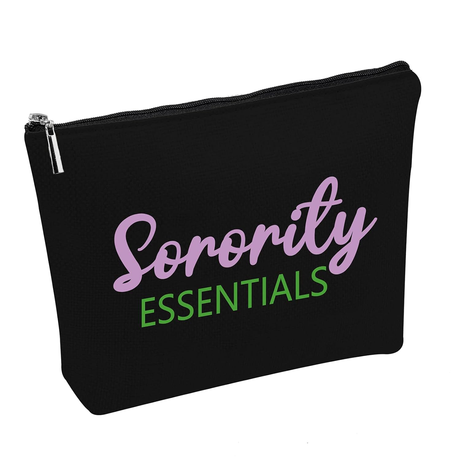 Pink and Green Sorority Gift Make Up Bag Graduation Gift For Sorority Sister (Sorority