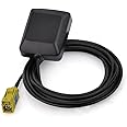 Eightwood Mini Satellite Radio Antenna Fakra K Curry Female Connector Compatible with Sirius XM Car Vehicle Trucks RV HD Hi-Fi Radio Stereo Receiver Tuner 2320-2345MHz