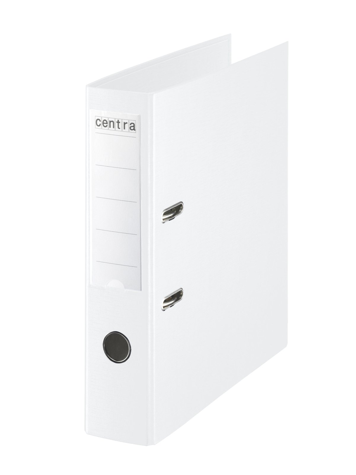 Centra 75mm A4 Plastic Lever Arch File, Pack of 10, White, 626792