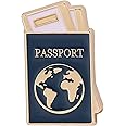 Travel Passport Jewelry Enamel Pin Brooch Pin Metal Badges Brooches Lapel Pin Backpack Bag Decoration Pins Pilot Gift