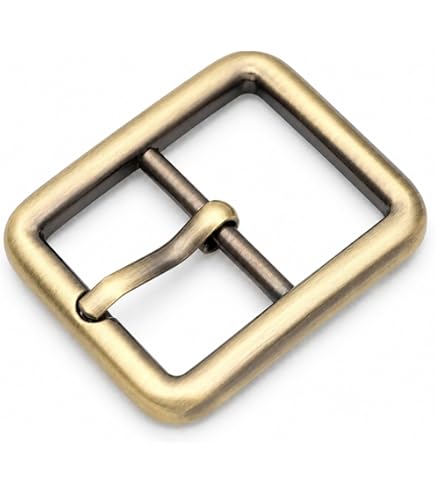 B7804 Fish Hook Buckle, Nickel Matte, Solid Brass-LL : Clothing, Shoes & Jewelry