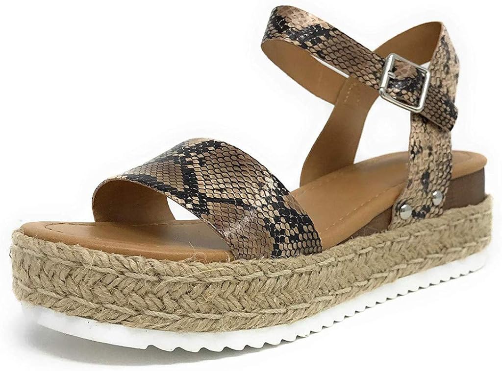 flatform studded sandals