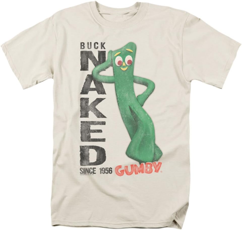 Gumby Men's Buck Naked T-shirt Cream