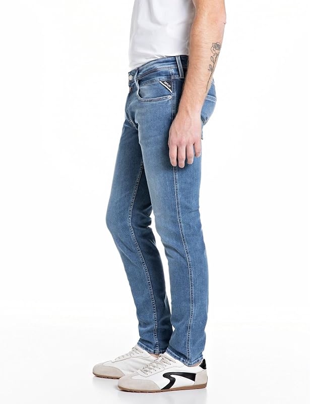 Jeans da Uomo Anbass, Medium Blue 009 (Blu), 31W/34L
