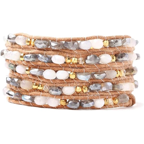 Amazon.com: Chan Luu Matte Multi Color Mineral Stone Beaded