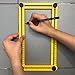 Skillink ATT-2 Template Tool Angle Ruler, Measurement Tool, Multi-Angle Measuring Ruler Perfect for Builders/Handymen/Craftsmen/Engineers/Weekend Warriors and DIY-ERS