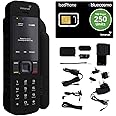 BlueCosmo Inmarsat IsatPhone 2.1 Satellite Phone Kit & 250 Unit Prepaid SIM (180 Days) - Global Coverage - Voice, SMS, GPS Tracking, Emergency SOS