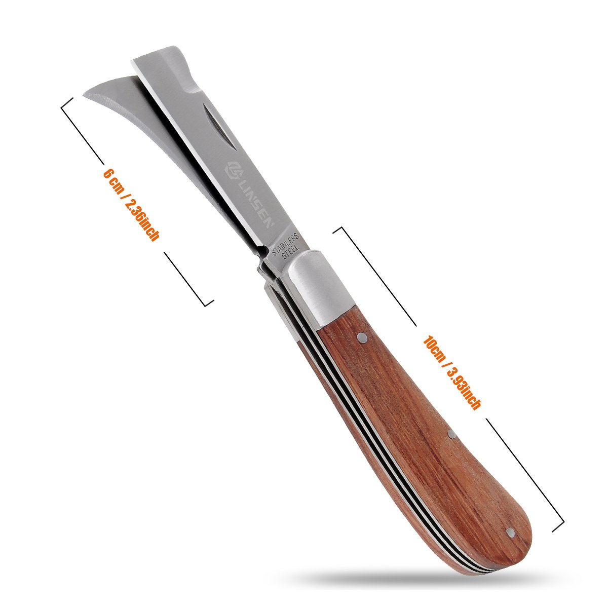 Pruning Knife, Double blade Grafting knife, Stainless Steel Garden