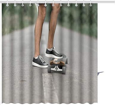 Alan Connie Cortina De Baño Hombre con Piernas Longboard Zapatos Moda