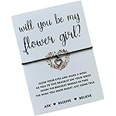 Flower girl gift | Gift for flower girl | Bracelet for Wedding | Flower girl proposal | Bridal favors