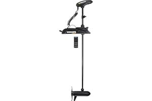 Minn Kota Terrova Bow-Mount Electric Trolling Motor with GPS, Spot-Lock – 80 Lb. Thrust, 60 in. Shaft, Freshwater
