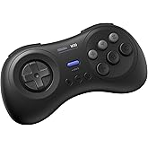 8Bitdo M30 Bluetooth Controller for Switch, Windows and Android, 6-Button Layout for SEGA’s Classic Games (Black)