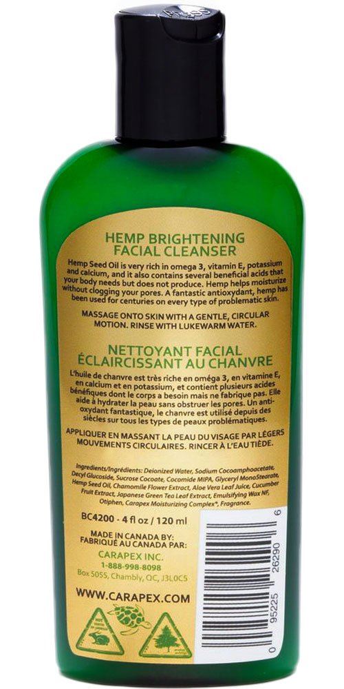 hemp face wash for acne