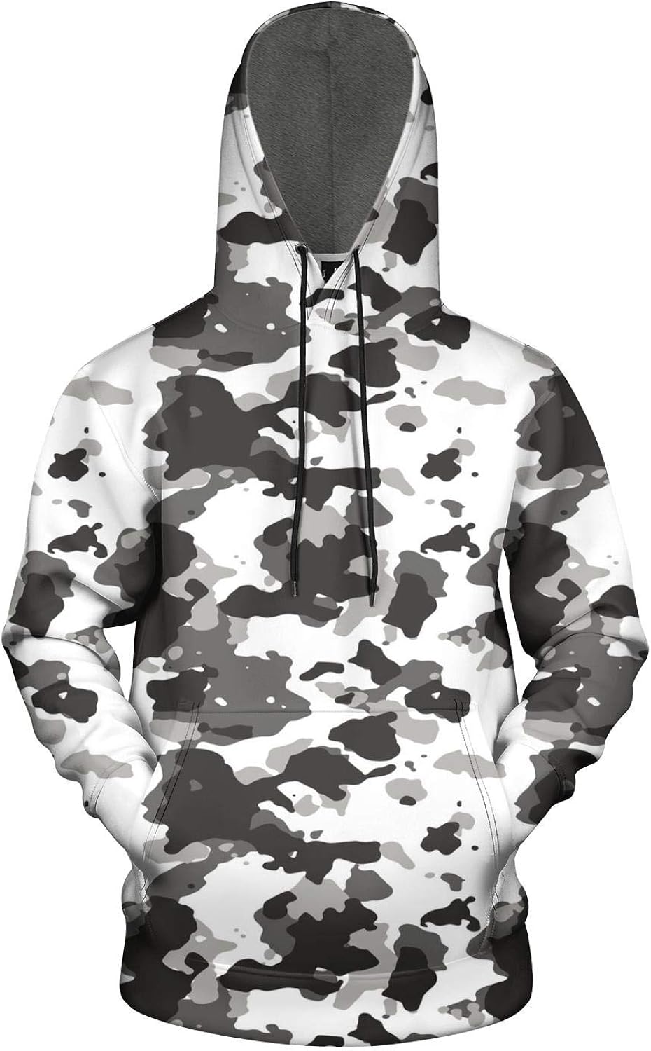 black and white camo hoodie