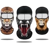 Cutewing Balaclava Mask 3D Print Full Face Mask Cooling Neck Gaiter Sun Protection Face Cover Mask Windproof Ski Mask