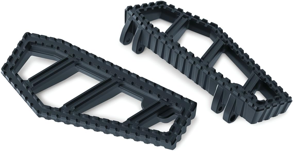 Orange Cycle Parts Riot Floorboards for Harley Softail 1986-2017 by Kuryakyn 3595 (Satin Black)