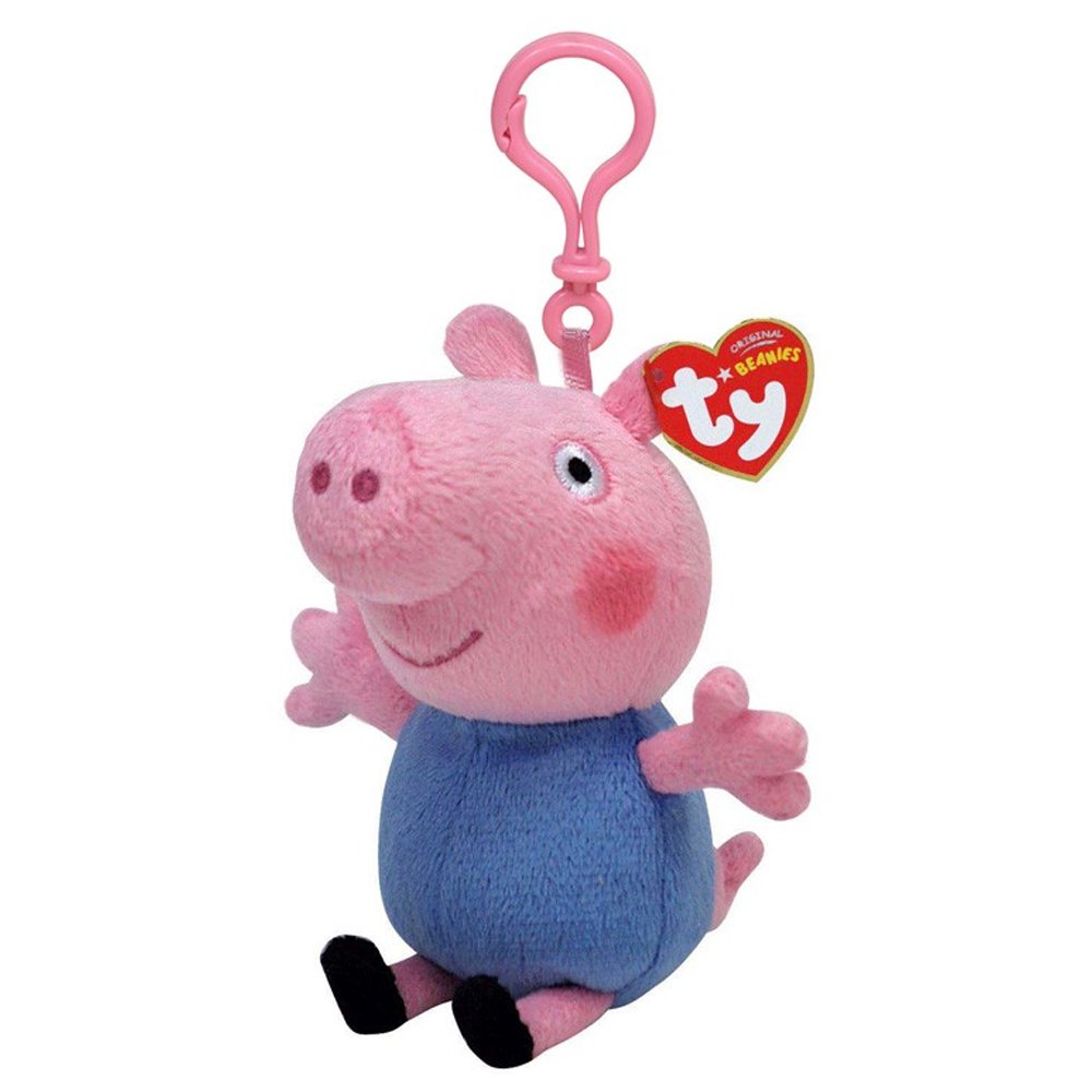 TY Peppa Pig Key Clip - Peppa Pig George