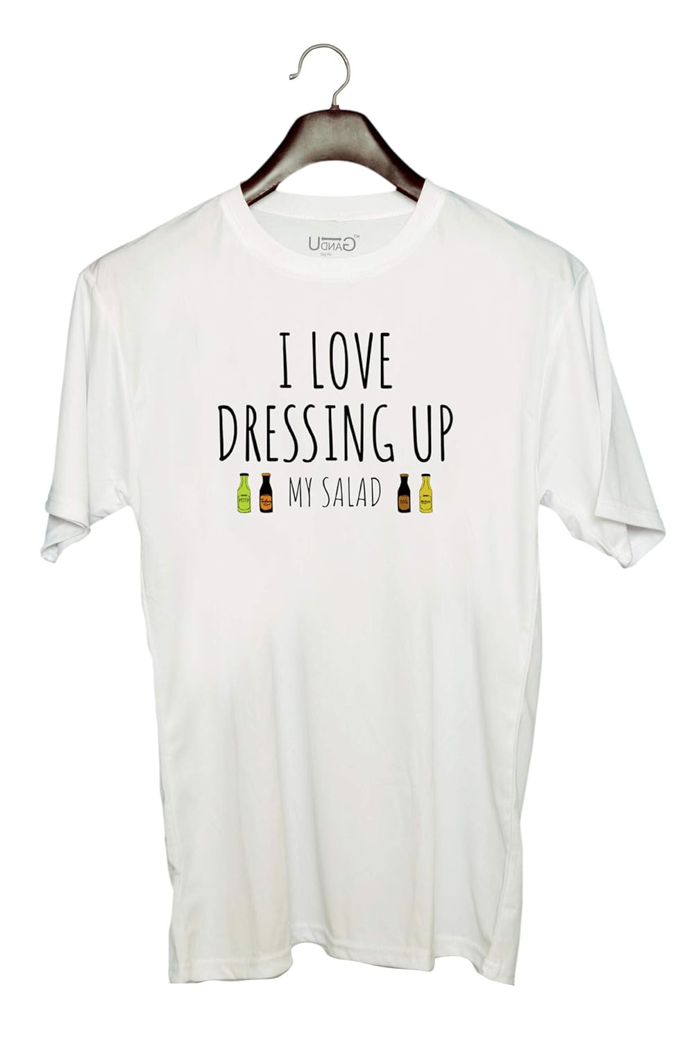 Buy Udnag Unisex Round Neck Graphic My Salad I Love Dressing Up Polyester T Shirt White Size 2yrsold 22in To 7xl 56in At Amazon In