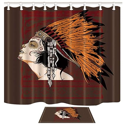 Amazon Com Chuami Polyester Fabric 70 X 82 Inches Shower Curtain