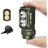 WUBEN E7 1800 Lm Hight Lumen Mini Flashlight with Magnet | Super Bright 6 Modes EDC Flashlight, IP68 Pocket Flashlight for Headlamp Use, Rescue, Camping、Hiking、Car repair etc