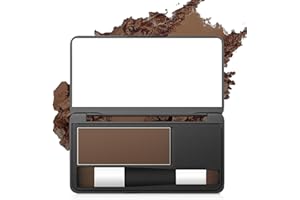 BRIMFULITE Root Touch Up Hair Color Quick Covering Hair Powder for Men and Women Stain-proof Windproof Gray Hair Cover Up for Eyebrows & Beard 0.28 oz (Dark Brown)
