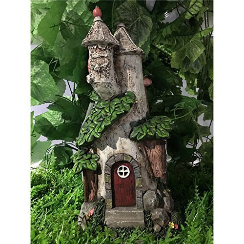 Hi-Line Gift Ltd Fairy Garden Castle with Solar LED Lights