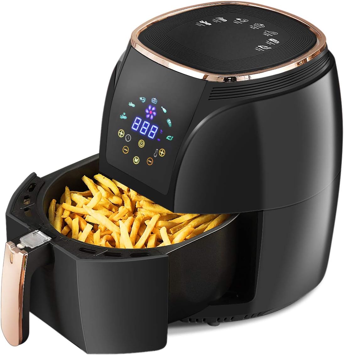 ERGO LIFE Air Fryer with Digital Display, Healthy Oil Free