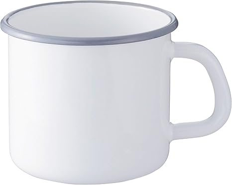 Amazon Co Jp 365methods 富士ホーロー マグカップ 550ml ホワイトxライトグレー Yy 9mg W ホーム キッチン