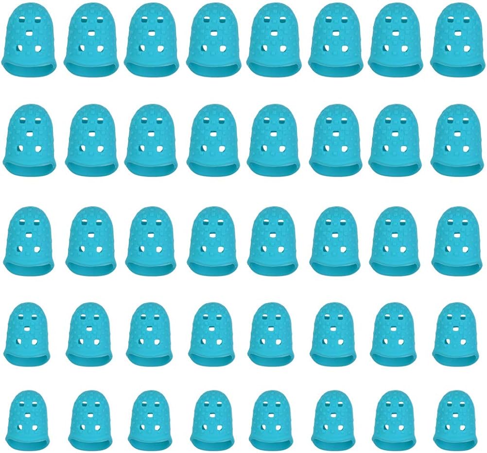 40Pcs Silicone Guitar Finger Guards, Flexible Finger Protection Covers