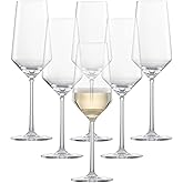 ZWIESEL GLAS Pure Champagne Glass (Set of 6), Champagne Flutes with Effervescent Point, Dishwasher-Safe Tritan Crystal Glasses, Made in Germany (10 Ounce)