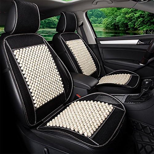 GAOFEI Natural Wood Beaded Seat Cover Massaging Cool Cushion