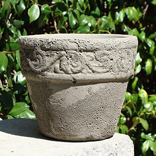 Designer Stone Small Terra-Relic Motif Pot