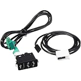 MASO AUX-in USB Switch Connector - 12 Pin for BMW E60-E66, E81-E88, E70-E92