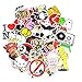 Sticker Pack (200-Pcs), Secret Garden Graffiti Sticker Decals Vinyls for Laptop,Kids,Teens,Cars,Motorcycle,Bicycle,Skateboard Luggage,Bumper Stickers Hippie Decals bomb Waterproof    