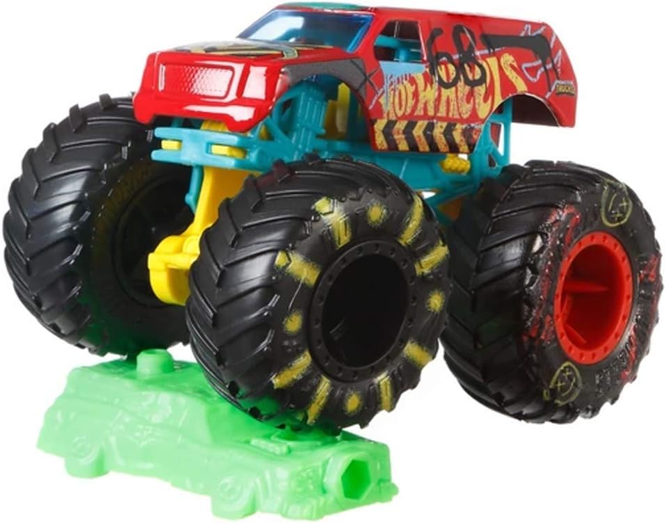 hot wheels pink monster truck
