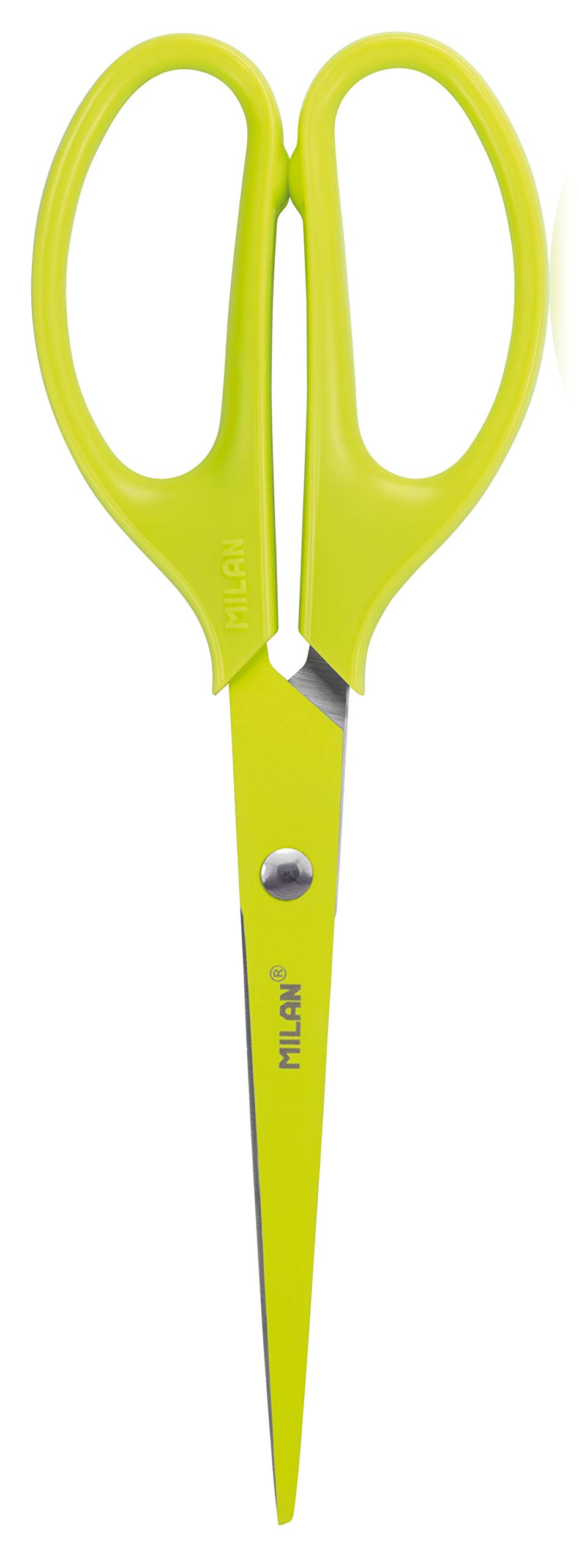 MILAN Blister Office Scissors Acid Yellow 17 cm