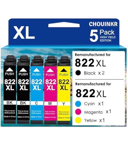 Cartucho De Tinta Para Impresora PGBK BK CMY GY, Paquete Combinado De Cartuchos De Salida Suave Reutilizables Para Papel De Prueba 750 751 6 Uds